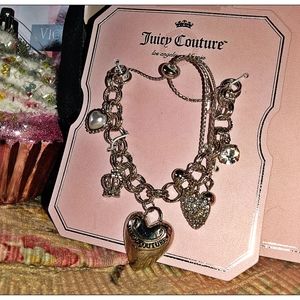 Juicy Couture silver charm bracelet